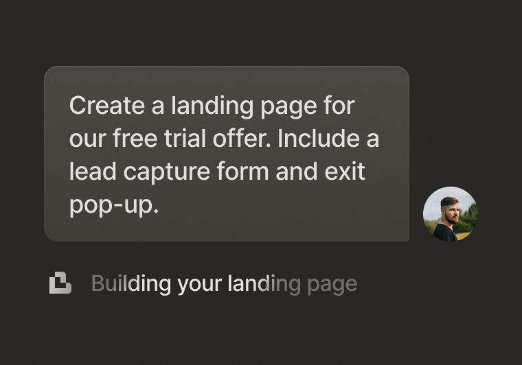 Go from zero to one in minutes