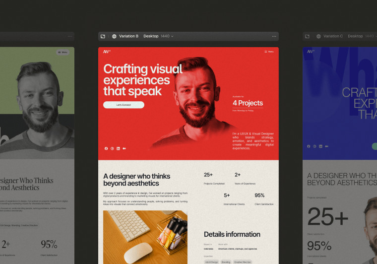 Tweak pages for every campaign