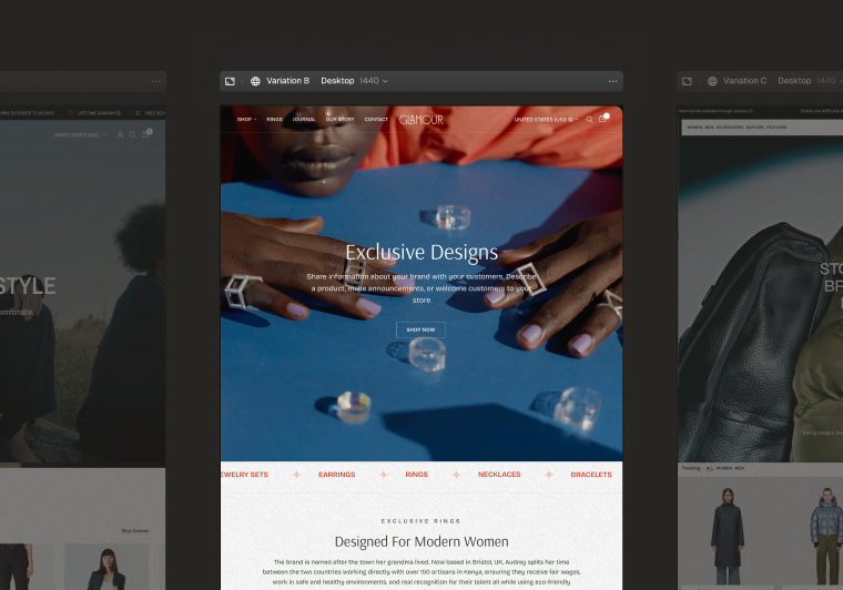 Tweak pages for every campaign